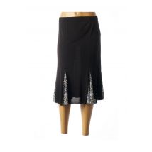 ATLANTA - Jupe mi-longue noir en polyester - Femme - Taille 32 - Modz