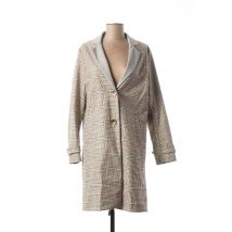 BEAUMONT - Manteau long beige en polyester pour femme - Taille 38 - Modz