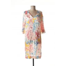 JOYCE & GIRLS - Robe mi-longue rose en soie - Femme - Taille 36 - Modz
