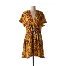 MANILA GRACE - Robe mi-longue marron en viscose - Femme - Taille 38 - Modz