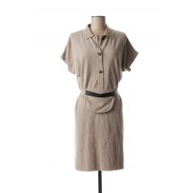 SARAH PACINI - Robe pull marron en viscose - Femme - Taille TU - Modz