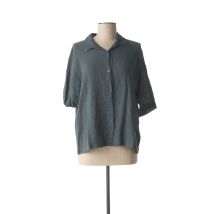 ATELIERS FRANÇAIS DE CONFECTION - Chemisier bleu en coton - Femme - Taille 36 - Modz