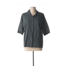 ATELIERS FRANÇAIS DE CONFECTION - Chemisier bleu en lin - Femme - Taille 34 - Modz