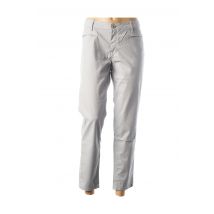 DENIM STUDIO - Pantalon 7/8 gris en coton - Femme - Taille TU - Modz