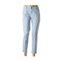 JANE BLUE - Pantalon 7/8 bleu en coton - Femme - Taille W30 - Modz