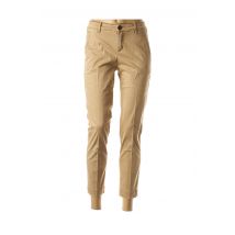 JANE BLUE - Pantalon 7/8 beige en coton - Femme - Taille W30 - Modz