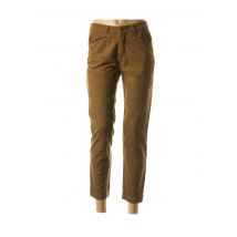 TRANSIT - Pantalon 7/8 marron en coton - Femme - Taille 40 - Modz