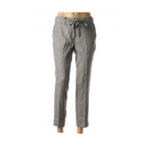 MARELLA - Pantalon 7/8 gris en lin - Femme - Taille 42 - Modz