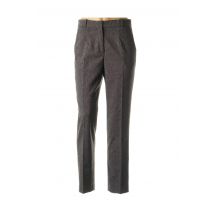 MANILA GRACE - Pantalon slim noir en polyester - Femme - Taille 42 - Modz