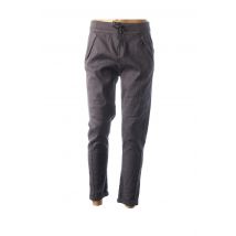 TRANSIT - Pantalon 7/8 bleu en coton - Femme - Taille 38 - Modz