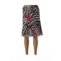 GUY DUBOUIS - Jupe mi-longue noir en polyester - Femme - Taille 52 - Modz