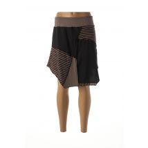 MIA SOANA - Jupe courte noir en polyester - Femme - Taille 38 - Modz