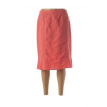 IMPULSION - Jupe mi-longue rose en coton pour femme - Taille 40 - Modz