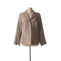 FRANCE RIVOIRE - Blazer marron en polyester - Femme - Taille 40 - Modz