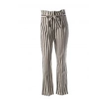 MERI & ESCA - Pantalon casual gris en autre matiere - Femme - Taille 36 - Modz