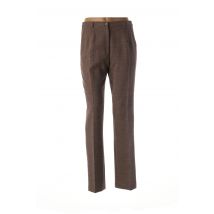 GUY DUBOUIS - Pantalon droit marron en polyester pour femme - Taille 40 - Modz