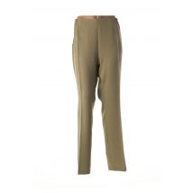 FRANCE RIVOIRE - Pantalon casual vert en polyester - Femme - Taille 52 - Modz