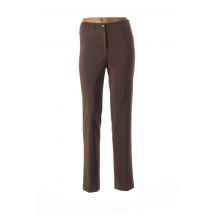 FRANCE RIVOIRE - Pantalon casual marron en polyester - Femme - Taille 40 - Modz