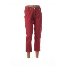GUY DUBOUIS - Pantacourt rouge en coton - Femme - Taille 40 - Modz