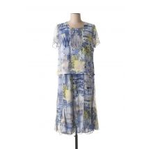 GUY DUBOUIS - Robe mi-longue bleu en polyester pour femme - Taille 42 - Modz