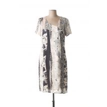 GUY DUBOUIS - Robe mi-longue gris en polyester - Femme - Taille 40 - Modz