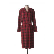 GUY DUBOUIS - Robe mi-longue rouge en acrylique - Femme - Taille 42 - Modz