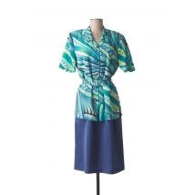 FRANCE RIVOIRE - Ensemble robe bleu en polyester pour femme - Taille 42 - Modz