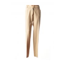 CHRISTIAN MARRY - Pantalon chic beige en polyester - Femme - Taille 50 - Modz