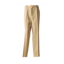 CHRISTIAN MARRY - Pantalon chic beige en polyester - Femme - Taille 50 - Modz
