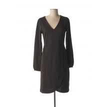 ICHI - Robe mi-longue noir en polyester pour femme - Taille 34 - Modz