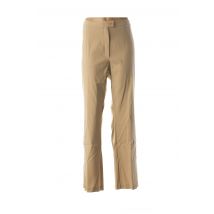 CICCIA BELLA - Pantalon droit beige en viscose - Femme - Taille 52 - Modz