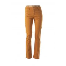KANOPE - Jeans coupe droite marron en coton pour femme - Taille 36 - Modz