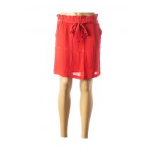 LES TROPEZIENNES PAR M.BELARBI - Jupe courte rouge en viscose - Femme - Taille 36 - Modz