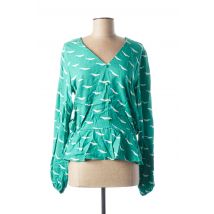 COMPAÑIA FANTASTICA - Blouse vert en viscose - Femme - Taille 36 - Modz