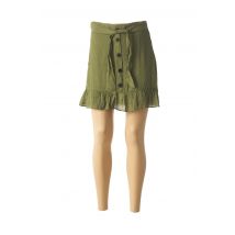 LOFTY MANNER - Jupe courte vert en viscose - Femme - Taille 36 - Modz