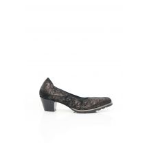 MYMA - Escarpins noir en cuir pour femme - Taille 36 - Modz