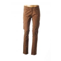 DIPLODOCUS - Pantalon slim marron en coton pour femme - Taille 42 - Modz
