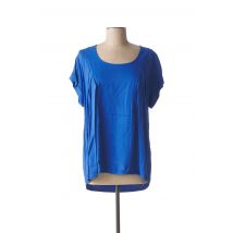 QUATTRO - Top bleu en viscose pour femme - Taille 40 - Modz