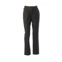 QUATTRO - Pantalon droit noir en polyester - Femme - Taille 38 - Modz