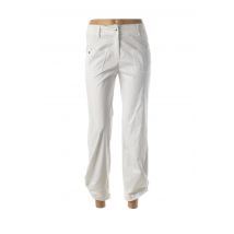 QUATTRO - Pantalon 7/8 blanc en coton - Femme - Taille 38 - Modz