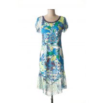 LOLESFILLES - Robe mi-longue bleu en polyester - Femme - Taille 42 - Modz