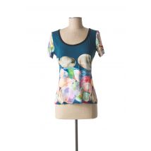 LOLESFILLES - T-shirt bleu en viscose - Femme - Taille 40 - Modz
