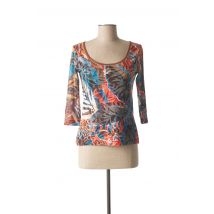 LOLESFILLES - T-shirt marron en polyester - Femme - Taille 36 - Modz