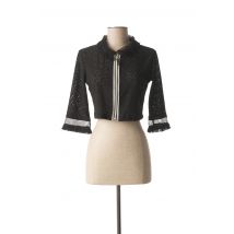 LOLESFILLES - Polo noir en polyester - Femme - Taille 36 - Modz