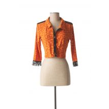 LOLESFILLES - Boléro orange en polyester - Femme - Taille 36 - Modz