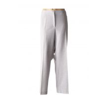 FINNKARELIA - Pantalon droit gris en polyester - Femme - Taille 54 - Modz