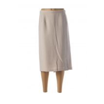 FRANCE RIVOIRE - Jupe mi-longue gris en viscose - Femme - Taille 54 - Modz