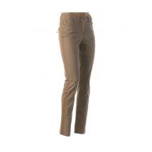 CECIL - Pantalon slim beige en coton pour femme - Taille W26 - Modz