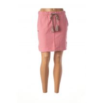 RAGWEAR - Jupe courte rose en coton - Femme - Taille 36 - Modz