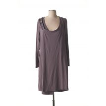 HETEROCLITE - Robe mi-longue gris en viscose - Femme - Taille 40 - Modz